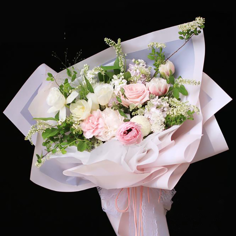 MYHC-09 Kabarık Etek 57×57cm (±2cm) Düz Renk Çiçek Ambalaj Filmi