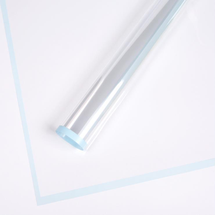 MYHC-15 Şeffaf Tek Renkli Kenar Plastik Çiçek Ambalaj Kağıdı