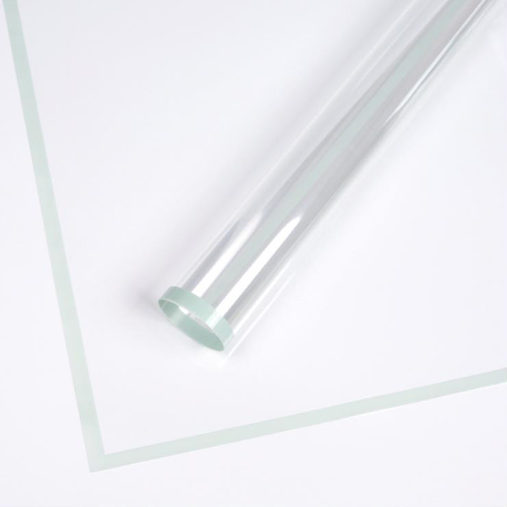 MYHC-15 Şeffaf Tek Renkli Kenar Plastik Çiçek Ambalaj Kağıdı