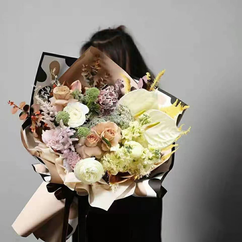 MYHC-39 Hafızalı Fotoğraf Çerçevesi 57×57cm (±2cm) Su Geçirmez Çiçek Ambalaj Kağıdı