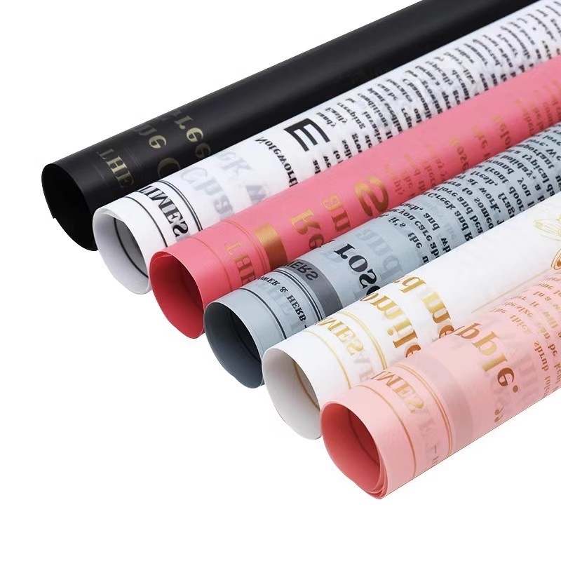 MYHC-52 Herb Altın Işık Mat Film 57×57cm (±2cm) Plastik Çiçek Ambalaj Filmi
