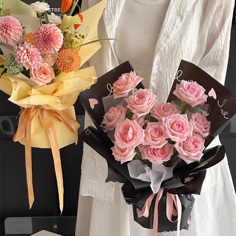 MYHC-75 6 Renk 57×57cm (±2cm) Mat Çiçek Ambalaj Filmi