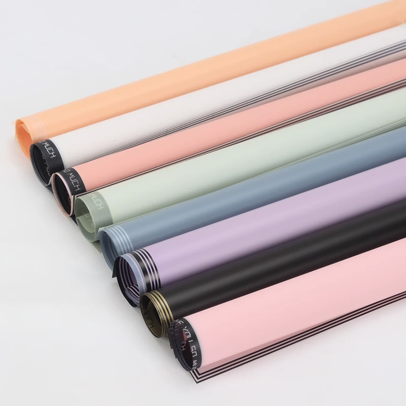 Plastik Su Geçirmez Kabartma Mat Laminasyon Çiçek Ambalaj Kağıdı