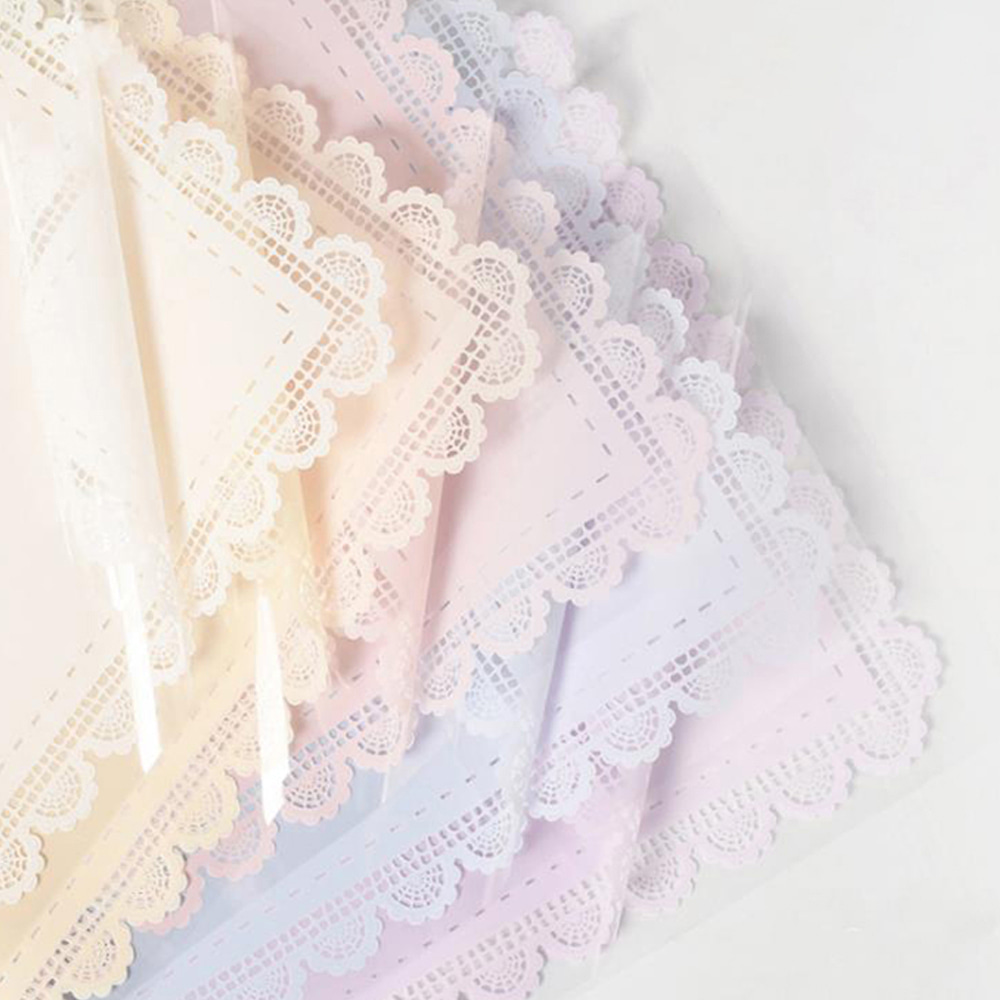 Plastik Kalınlaşmış Suya Dayanıklı Dantel Sarılmış Kağıt