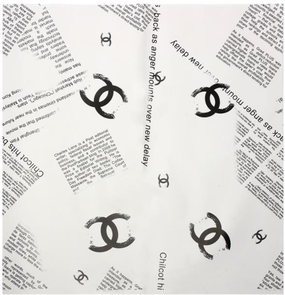 Chanel marka ambalaj kağıdı
