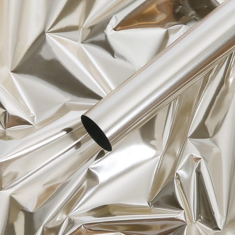 Düz Renkli Aynalı Buket Ambalaj Kağıdı